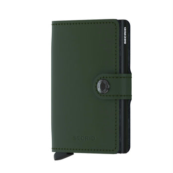 Secrid Pasjeshouder Miniwallet Matte Green-Black Secrid Pasjeshouder Miniwallet Matte Green-Black