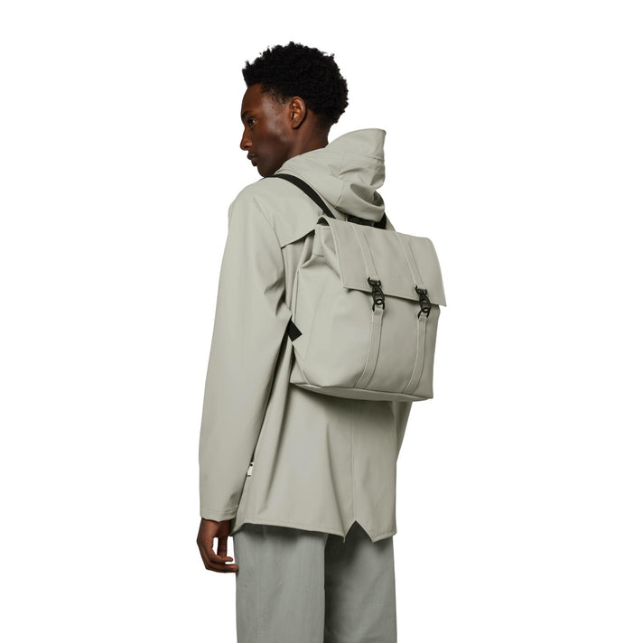 Rains Rugzak 1357 MSN Bag Mini 80 Cement Rains Rugzak 1357 MSN Bag Mini 80 Cement