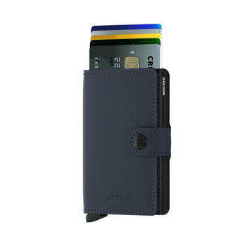 Secrid Pasjeshouder Miniwallet Matte Nightblue Black Secrid Pasjeshouder Miniwallet Matte Nightblue Black