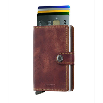 Secrid Pasjeshouder Miniwallet Vintage Brown Secrid Pasjeshouder Miniwallet Vintage Brown
