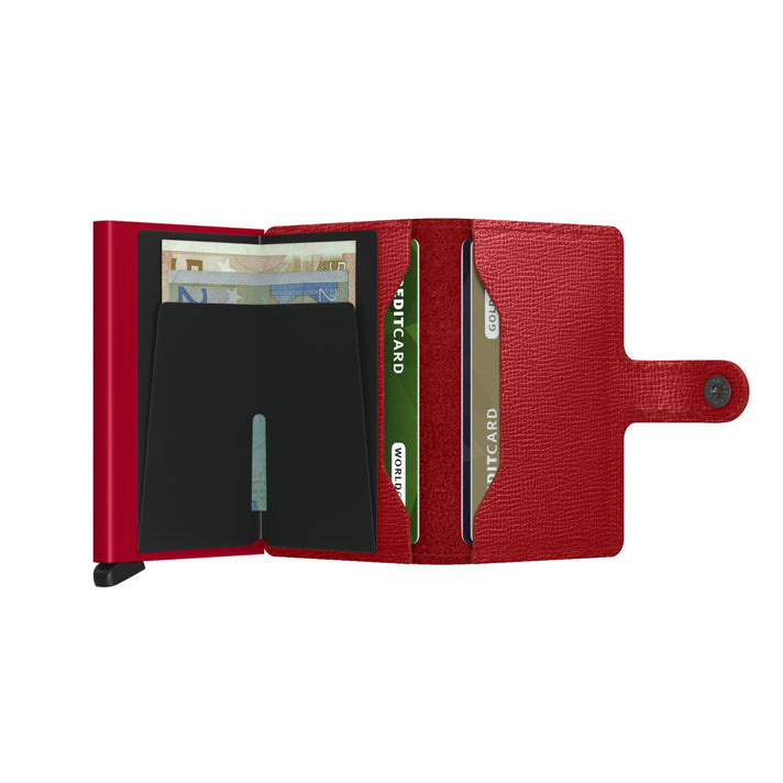 Secrid Pasjeshouder Miniwallet* Crisple Lipstick Red Secrid Pasjeshouder Miniwallet* Crisple Lipstick Red