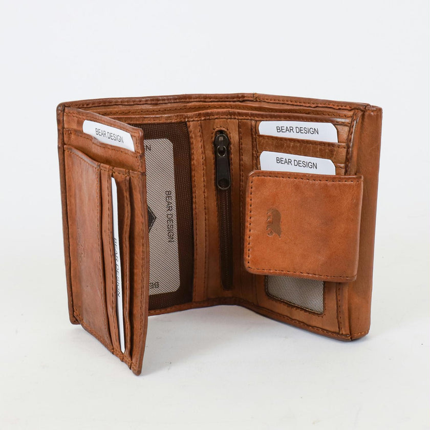 Bear Design Portemonnee CL16211 Jill Cognac