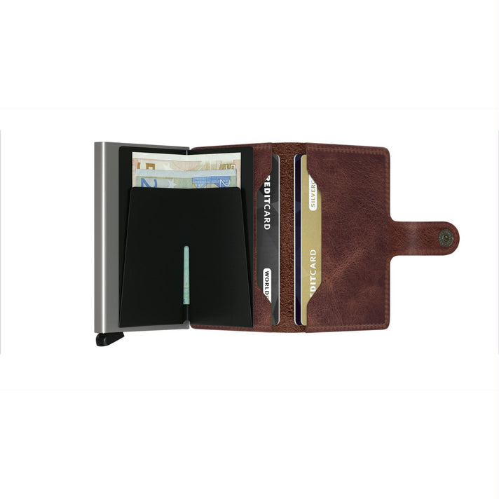 Secrid Pasjeshouder Miniwallet Vintage Brown Secrid Pasjeshouder Miniwallet Vintage Brown