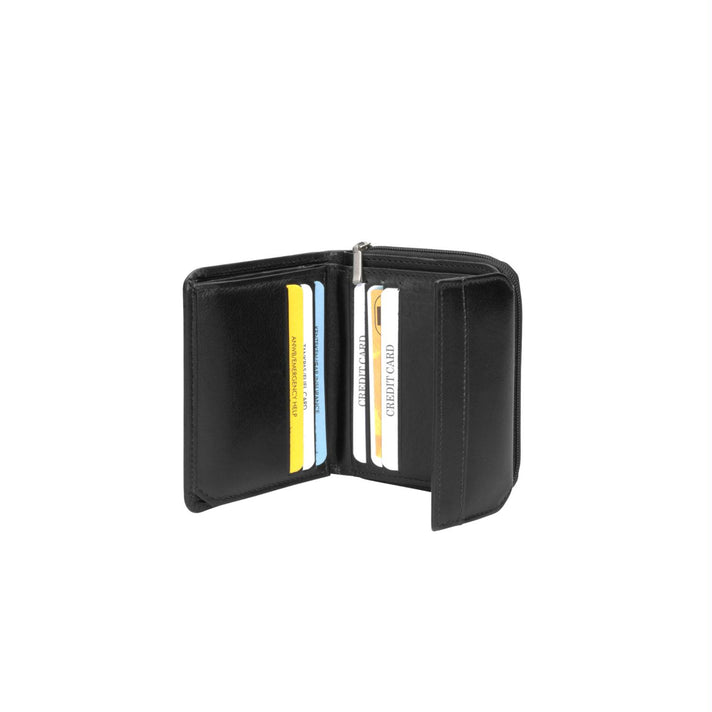 De Rooy Amsterdam Portemonnee 67179 Zwart De Rooy Amsterdam Portemonnee 67179 Zwart