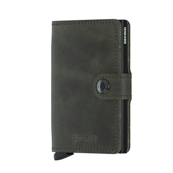 Secrid Pasjeshouder Miniwallet Vintage Olive-Black Secrid Pasjeshouder Miniwallet Vintage Olive-Black