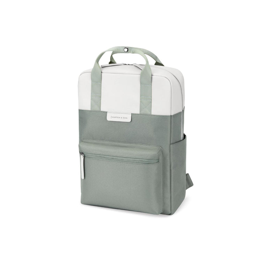 Kapten & Son Rugzak Bergen Small Muted Sage Sprinkled