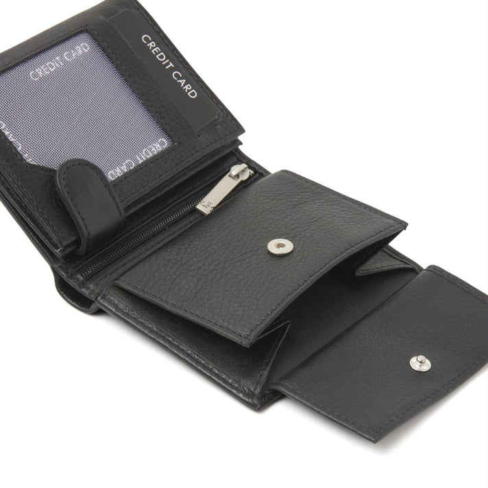 De Rooy Amsterdam Portemonnee 15500 Zwart De Rooy Amsterdam Portemonnee 15500 Zwart