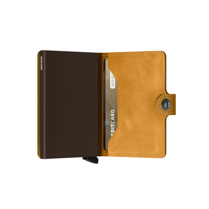 Secrid Pasjeshouder Miniwallet* Vintage Ochre Secrid Pasjeshouder Miniwallet* Vintage Ochre