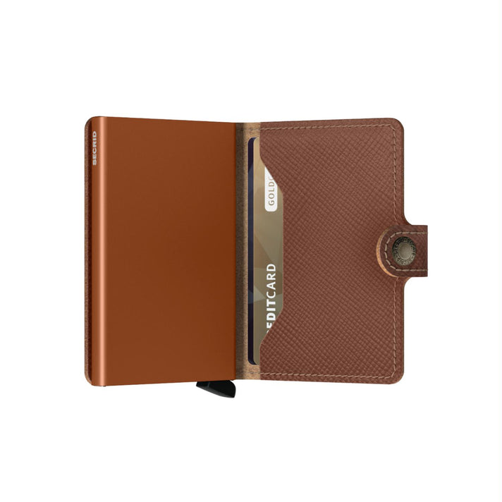 Secrid Pasjeshouder Miniwallet* Saffiano Caramel Secrid Pasjeshouder Miniwallet* Saffiano Caramel