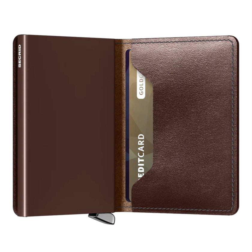 Secrid Pasjeshouder Slimwallet* Dusk Dark Brown