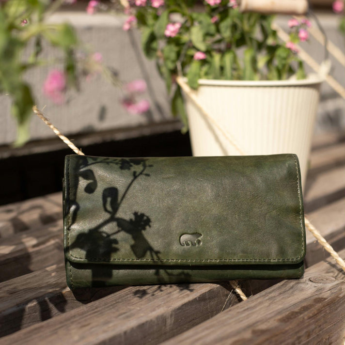 Bear Design Portemonnee CL9918 Noor Olijfgroen Bear Design Portemonnee CL9918 Noor Olijfgroen