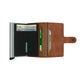 Secrid Pasjeshouder Miniwallet* Vintage Cognac Silver