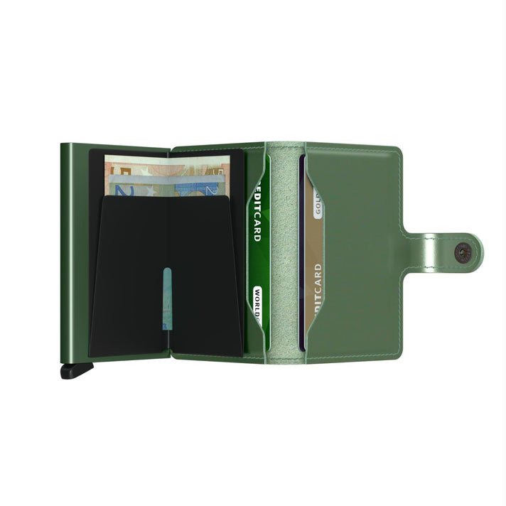 Secrid Pasjeshouder Miniwallet* Metallic Green Secrid Pasjeshouder Miniwallet* Metallic Green