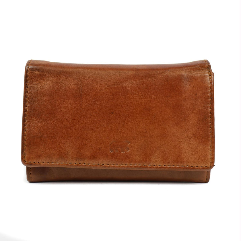 Bear Design Portemonnee CL15572 Flappie Cognac