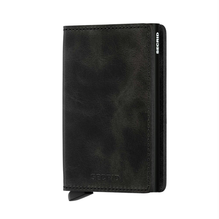 Secrid Pasjeshouder Slimwallet Vintage Black Secrid Pasjeshouder Slimwallet Vintage Black