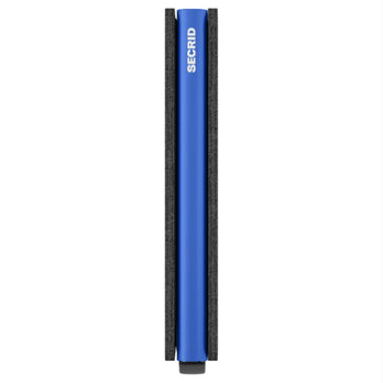 Secrid Pasjeshouder Slimwallet matte Black-Blue Secrid Pasjeshouder Slimwallet matte Black-Blue