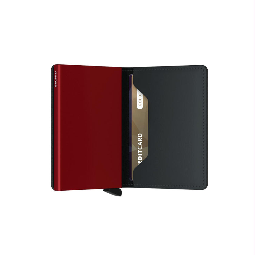 Secrid Pasjeshouder Slimwallet matte Black-Red