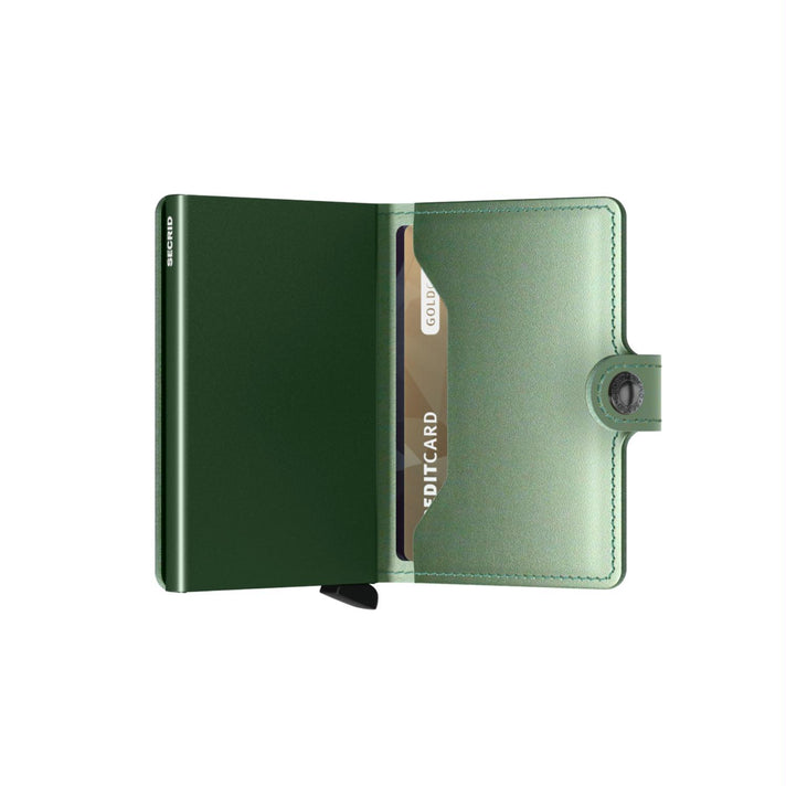 Secrid Pasjeshouder Miniwallet* Metallic Green Secrid Pasjeshouder Miniwallet* Metallic Green