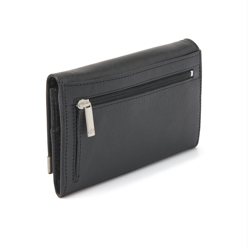 De Rooy Amsterdam Portemonnee 15158 Zwart