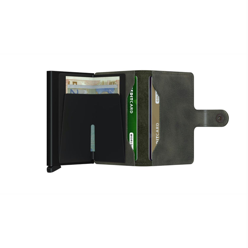 Secrid Pasjeshouder Miniwallet Vintage Olive-Black