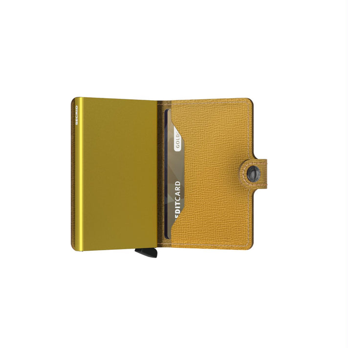 Secrid Pasjeshouder Miniwallet* Crisple Ochre Secrid Pasjeshouder Miniwallet* Crisple Ochre