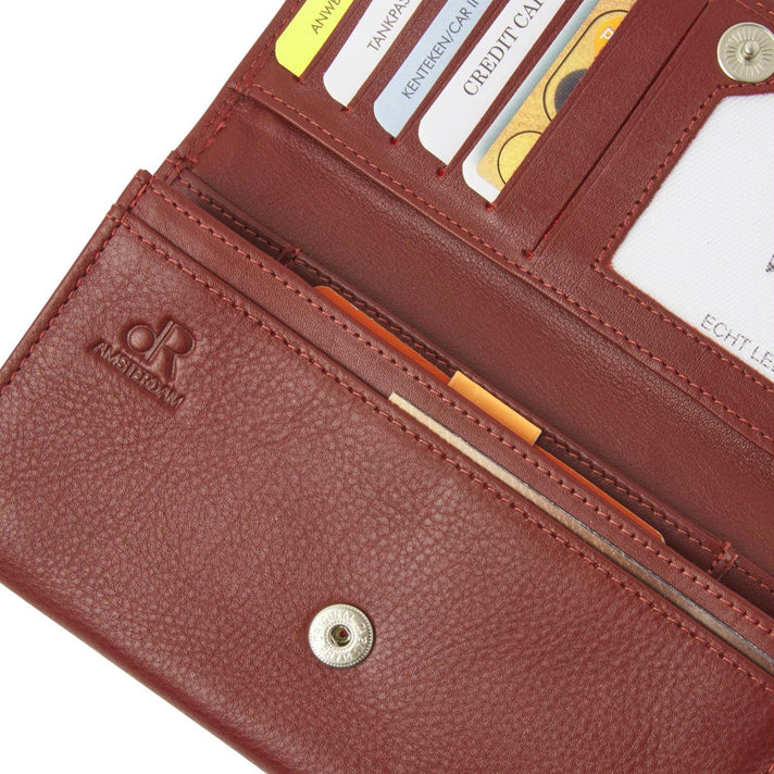 De Rooy Amsterdam Portemonnee 15159 Rood De Rooy Amsterdam Portemonnee 15159 Rood