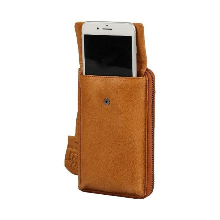 Burkely Telefoontasje 1000214 Phonewallet 24 Cognac