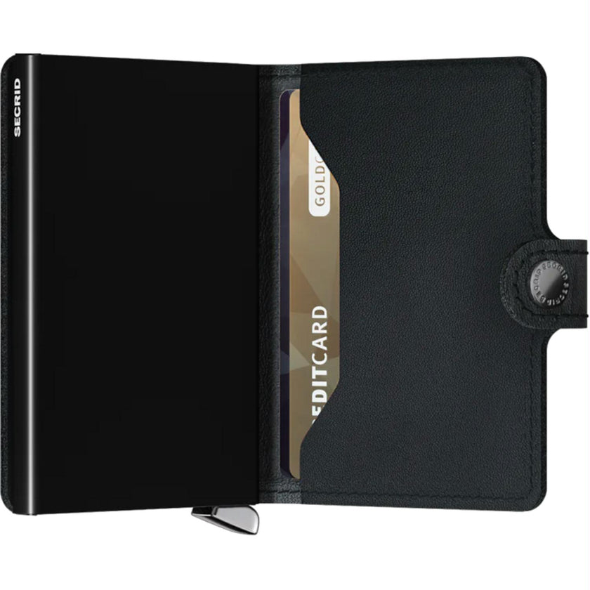 Secrid Pasjeshouder Miniwallet* Emboss Black Inox