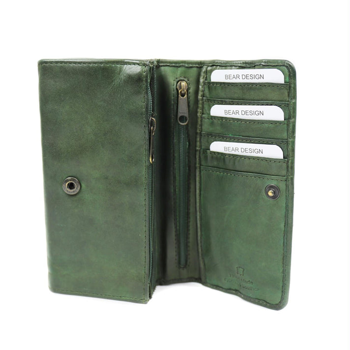 Bear Design Portemonnee CL9918 Noor Olijfgroen Bear Design Portemonnee CL9918 Noor Olijfgroen