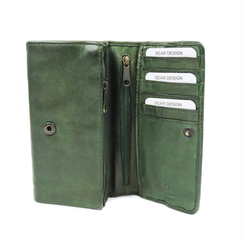 Bear Design Portemonnee CL9918 Noor Olijfgroen