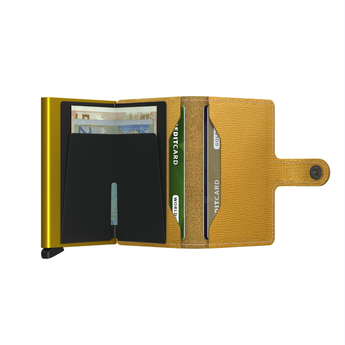 Secrid Pasjeshouder Miniwallet* Crisple Ochre Secrid Pasjeshouder Miniwallet* Crisple Ochre