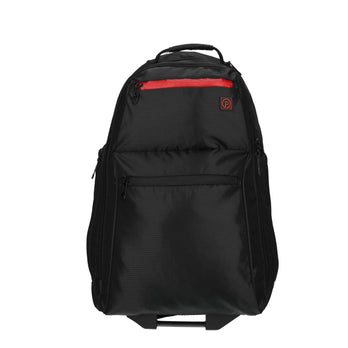 Enrico Benetti Rugzak/ trolley SO99000 Zwart Rood 618 Enrico Benetti Rugzak/ trolley SO99000 Zwart Rood 618