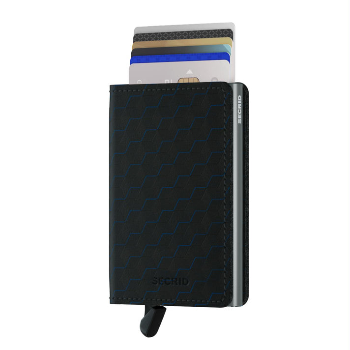 Secrid Pasjeshouder Slimwallet Optical Black-Titanium Secrid Pasjeshouder Slimwallet Optical Black-Titanium