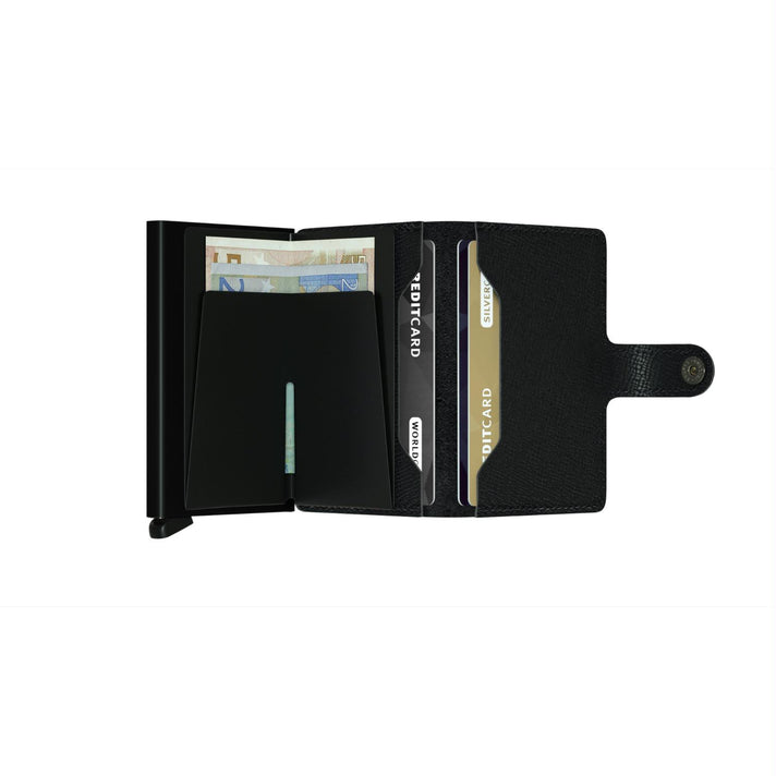 Secrid Pasjeshouder Miniwallet Crisple* Black Secrid Pasjeshouder Miniwallet Crisple* Black