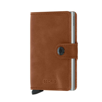 Secrid Pasjeshouder Miniwallet* Vintage Cognac Silver Secrid Pasjeshouder Miniwallet* Vintage Cognac Silver