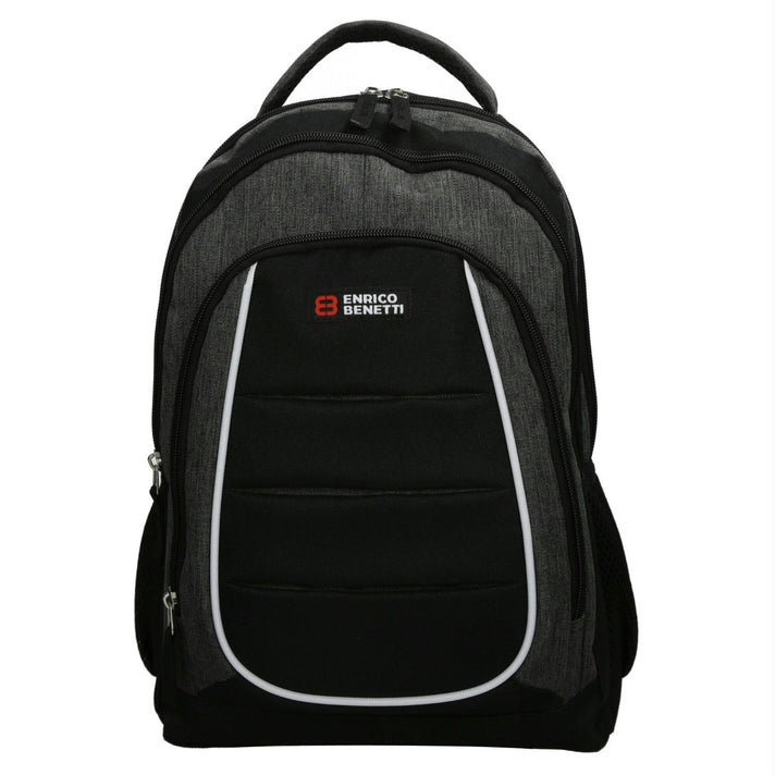 Enrico Benetti Laptoprugzak 47233 Campus Zwart Grijs 614 Enrico Benetti Laptoprugzak 47233 Campus Zwart Grijs 614