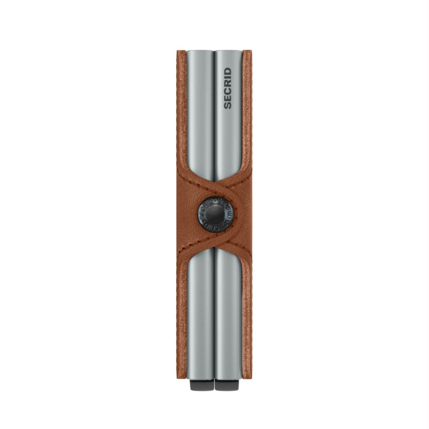 Secrid Pasjeshouder Twinwallet* Vintage Cognac/silver