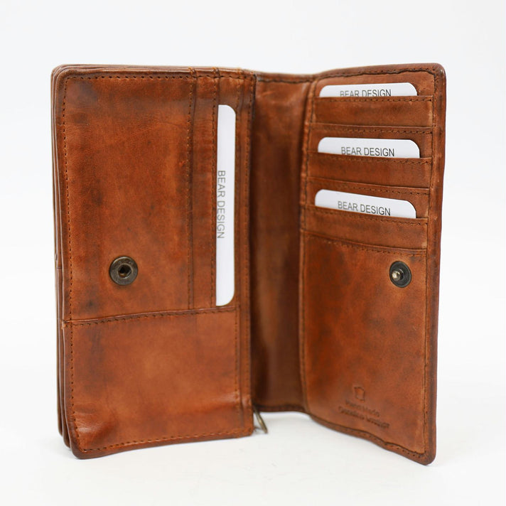 Bear Design Portemonnee CL782 Emma Cognac Bear Design Portemonnee CL782 Emma Cognac