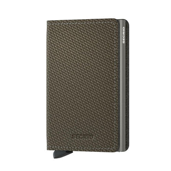 Secrid Pasjeshouder Slimwallet* Carbon Khaki Secrid Pasjeshouder Slimwallet* Carbon Khaki