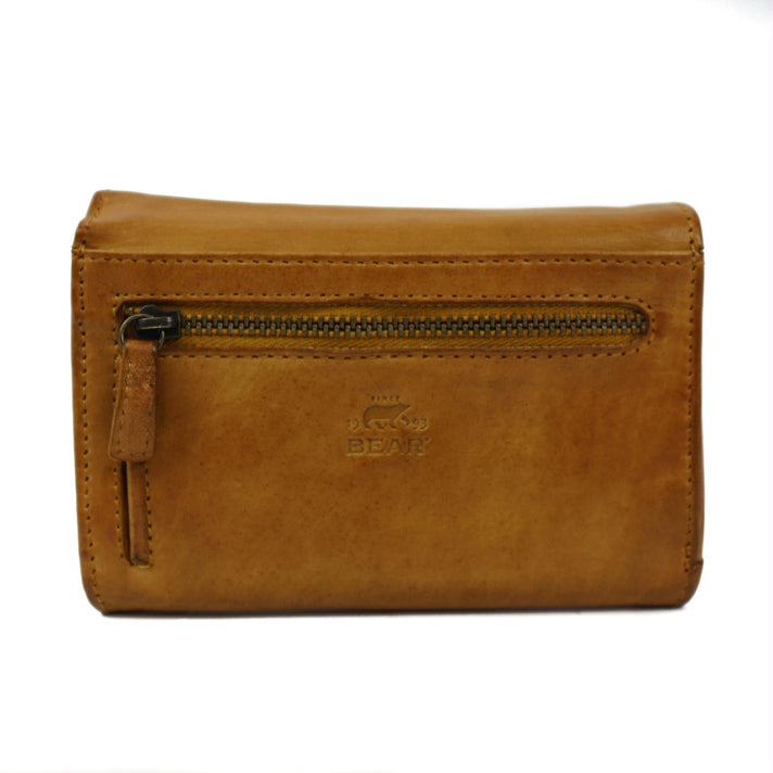 Bear Design Portemonnee CL15572 Flappie Okergeel Bear Design Portemonnee CL15572 Flappie Okergeel