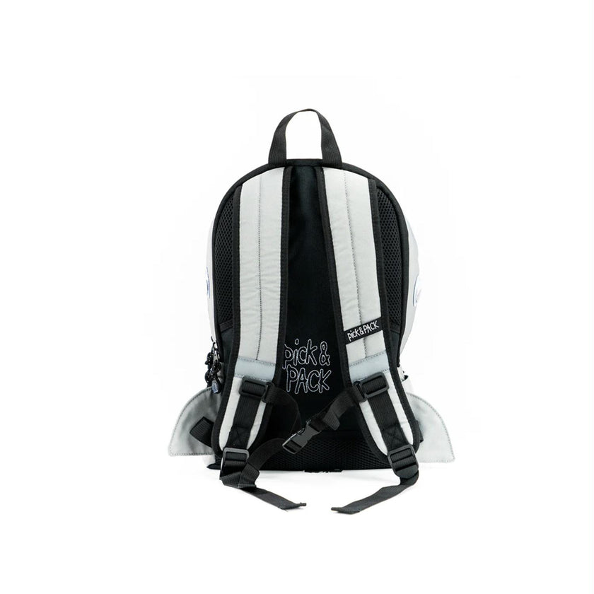 Pick&Pack Kinderrugzak PP963 M Shark Shape 02 Grey