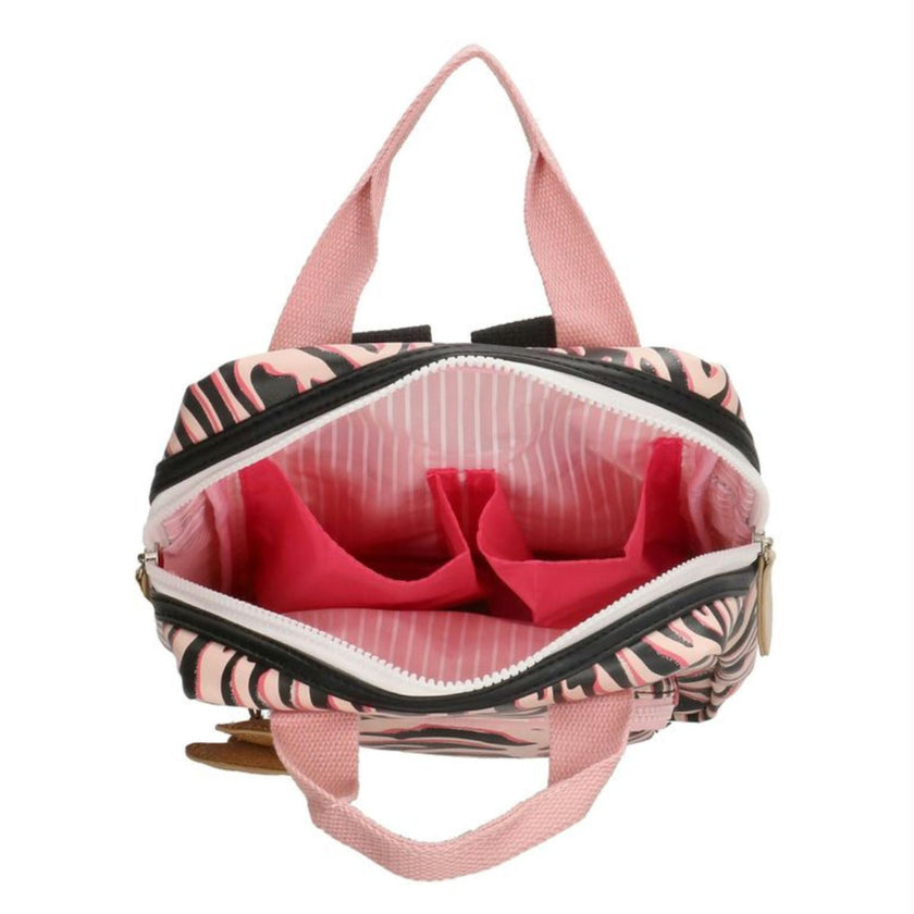 Zebra Trends Kinderrugzak 602212* Zebra stripes Rose