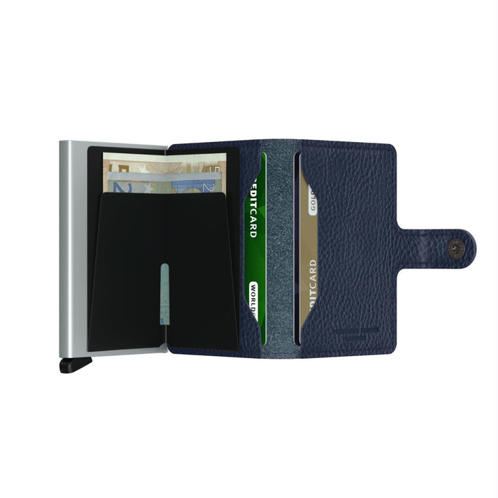 Secrid Pasjeshouder Miniwallet* Veg Navy-Silver Secrid Pasjeshouder Miniwallet* Veg Navy-Silver