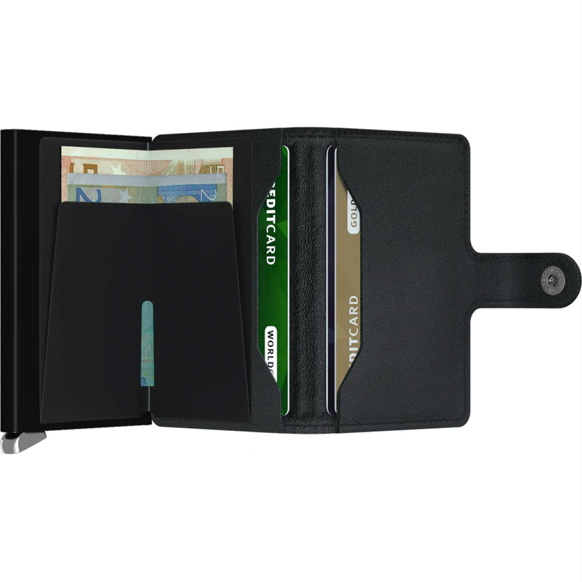 Secrid Pasjeshouder Miniwallet* Emboss Black Inox