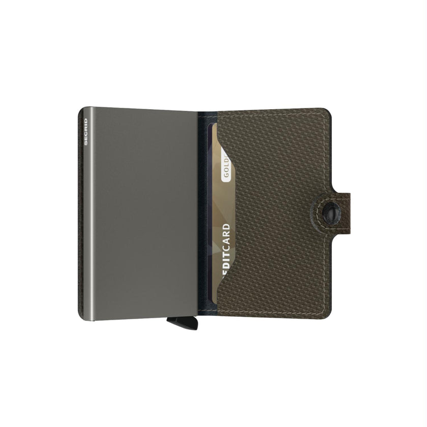 Secrid Pasjeshouder Miniwallet* Carbon Khaki