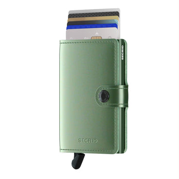 Secrid Pasjeshouder Miniwallet* Metallic Green Secrid Pasjeshouder Miniwallet* Metallic Green