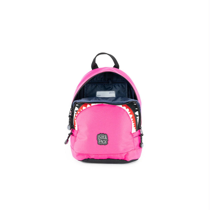 Pick&Pack Kinderrugzak PP961* Shark Shape S Fuchsia