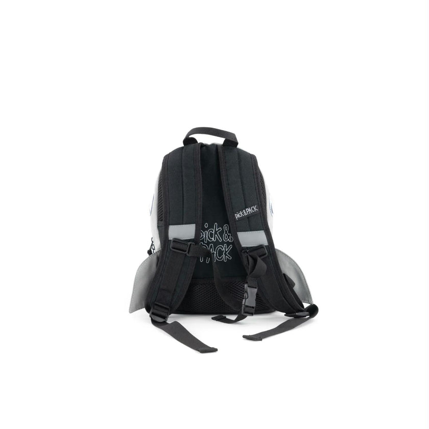 Pick&Pack Kinderrugzak PP961 Shark Shape S 02 Grey