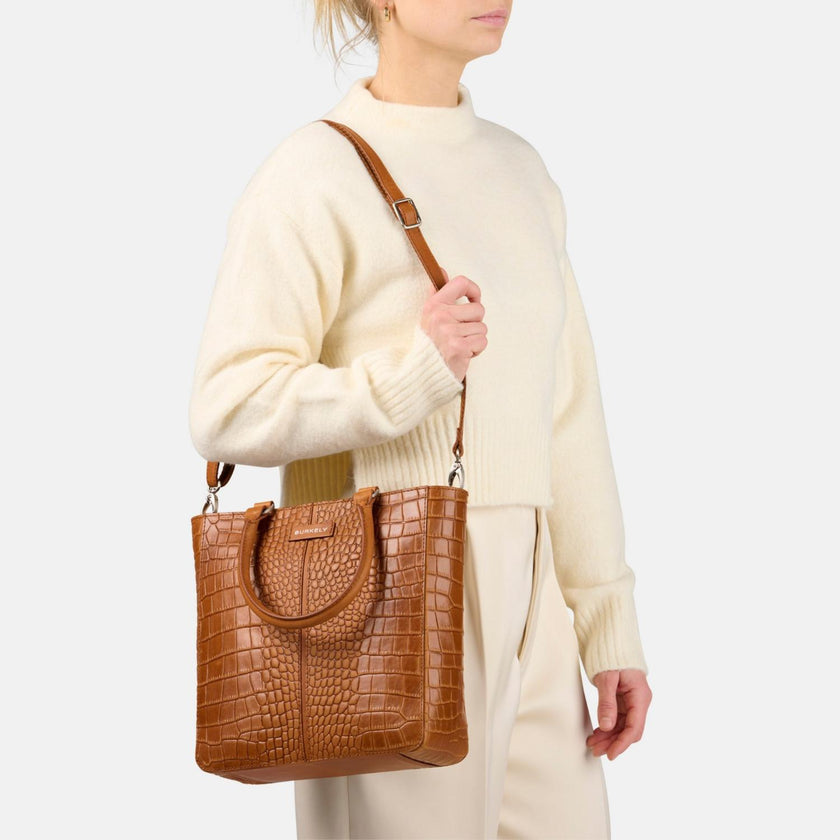 Burkely Tas rits 1000856 Shopper small Cognac