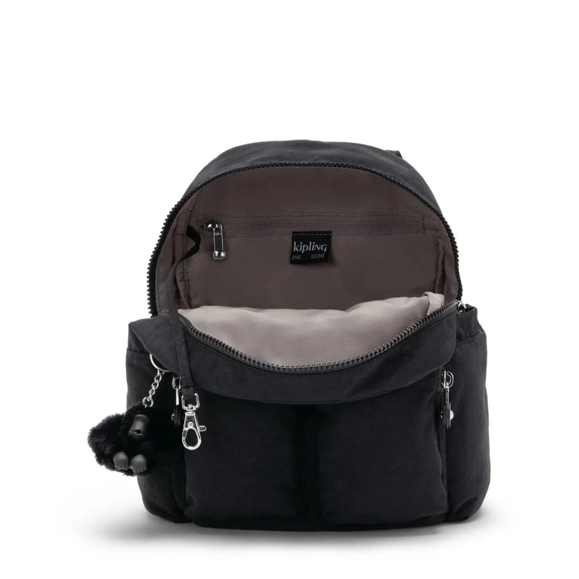 Kipling Rugzak City pocket mini 18789 P39 Black noir
